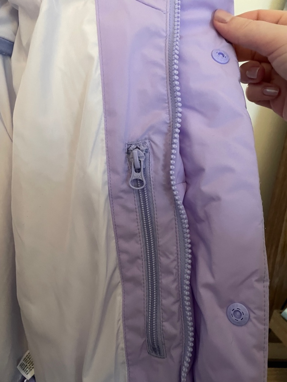 All in Motion Cropped Lavender Puffer Jacket - Picture 3 of 7